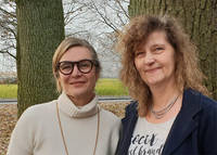 Ulrike Terhaar und Margret Keck-Brüning (re.)